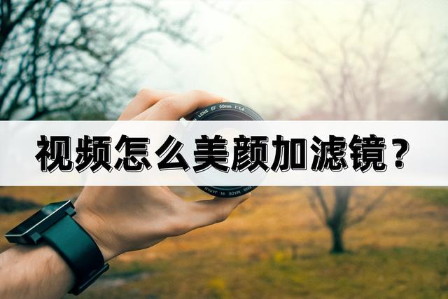 视频怎么美颜加滤镜（分享两款视频滤镜软件）(1)