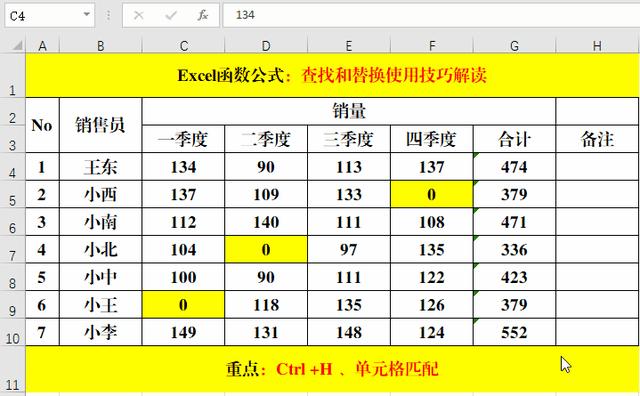 excel表格查找功能在哪里（excel查找与替换的操作步骤）(4)