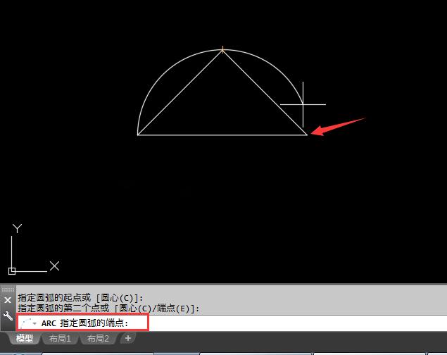 cad怎么画指定半径的圆弧(cad画弧线的操作技巧)(5)