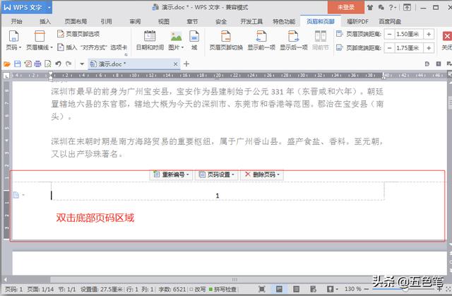word页码怎么设置（word页码设置技巧大全）(5)