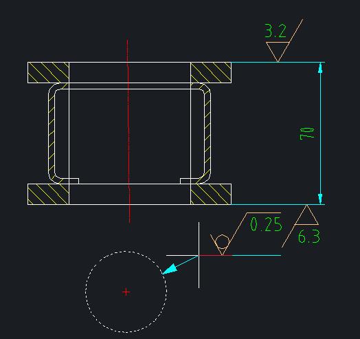 粗糙度符号cad怎么画（cad中粗糙度标注详细步骤）(9)