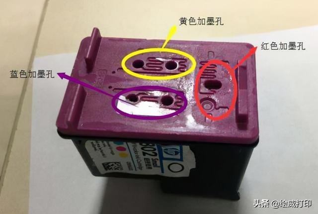 打印机的墨盒加墨教程（喷墨打印机怎么加墨）(5)