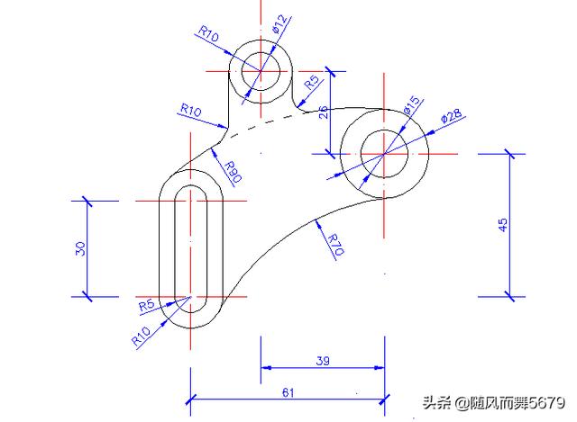 cad中φ怎么标注(cad标注尺寸具体操作步骤)(1)
