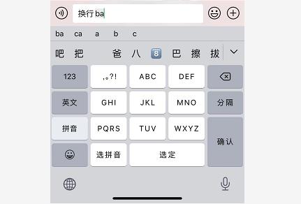 苹果自带输入法怎么换行（iphone微信换行的用两个方法）(5)