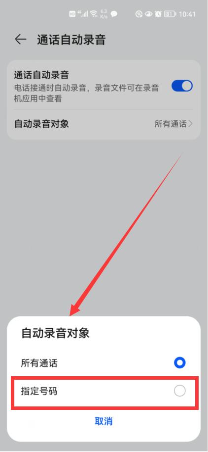 华为通话录音哪里找（华为手机开自动通话录音的方法）(7)