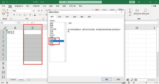 excel0不显示0怎么设置（3种方法让excel表格保留0开头）(3)