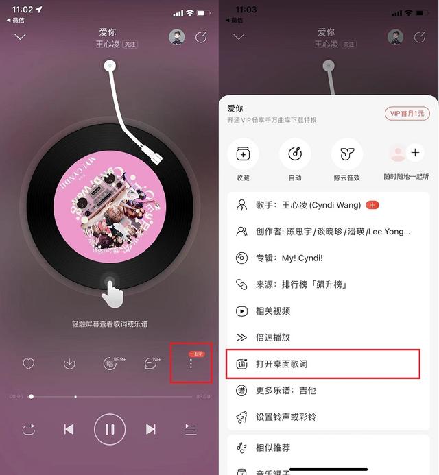 苹果手机怎么设置桌面歌词（苹果手机桌面歌词设置操作步骤）(3)
