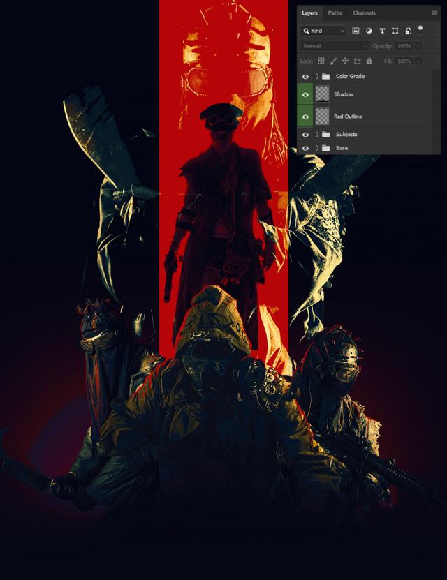 ps制作海报教程(在ps中如何制作电影海报)(20)