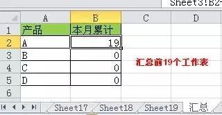 表格求和公式怎么弄（excel多表快速求和技巧）(1)