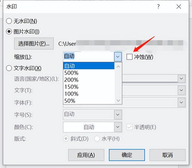 word加水印怎么加（word添加水印的详细操作方法）(6)