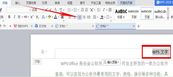 wps怎么设置页眉页脚（wps编辑页眉页脚的详细操作步骤）(2)