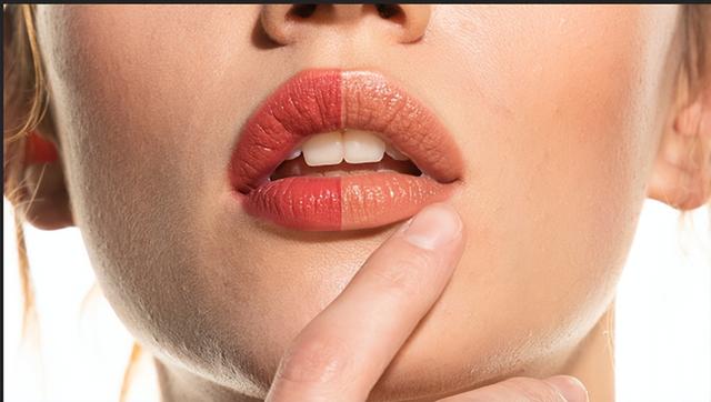 ps怎么改变字体颜色（PS调色工具调整嘴唇颜色技巧）(1)