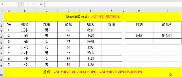 excel函数求和怎么用（函数的求和方法和技巧）(4)