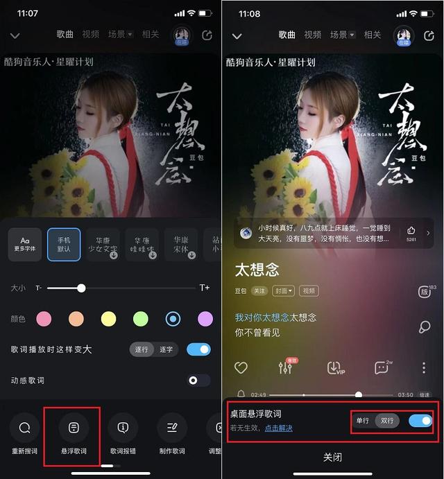 苹果手机怎么设置桌面歌词（苹果手机桌面歌词设置操作步骤）(6)