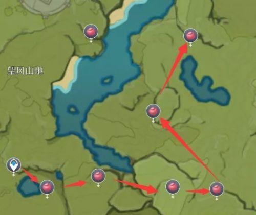 原神落落莓在哪里采集（原神落落莓分布图收集攻略）(13)