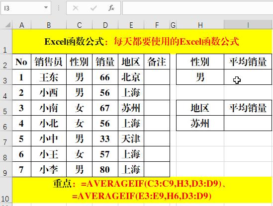 excel函数公式大全以及怎么使用（含金量超高的10个Excel函数公式）(9)