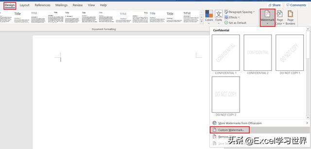 word背景图片怎么设置（如何在word中插入背景图片）(9)