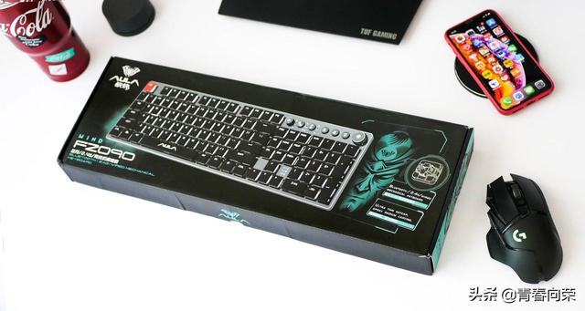 狼蛛机械键盘怎么样（狼蛛F2090超薄无线机械键盘体验）(1)