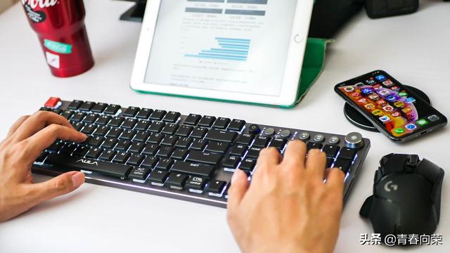 狼蛛机械键盘怎么样（狼蛛F2090超薄无线机械键盘体验）(18)