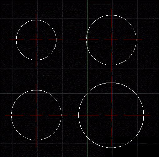 cad中心线怎么画（如何用cad 快捷键画圆的中心线）(3)