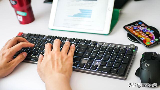 狼蛛机械键盘怎么样（狼蛛F2090超薄无线机械键盘体验）(19)