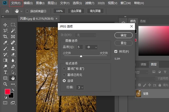 怎么让图片变小（调整图片大小的4个方法）(7)