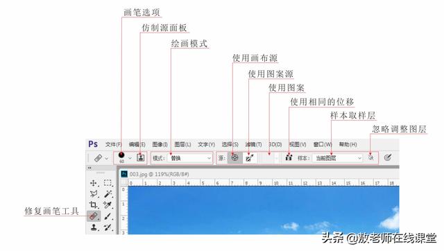 修复画笔工具怎么使用（PS图像修复技术教程）(1)