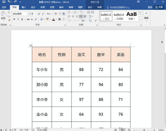 word做表格怎么做（word表格制作的操作方法）(2)