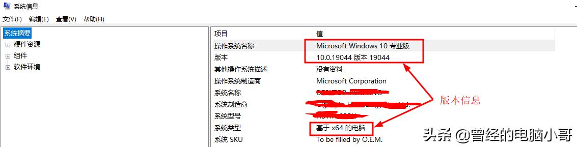 怎么看电脑的系统是win几（查看windows10系统的版本信息方法）(8)