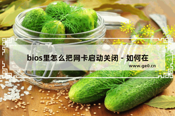 bios里怎么把网卡启动关闭 - 如何在BIOS中开启或禁用网卡