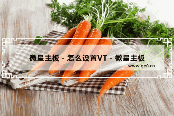 微星主板 - 怎么设置VT - 微星主板如何启用VT功能